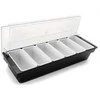 Paderno Spice container, 50x16x9 cm with 6 containers 450 ml in set