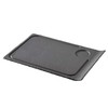 Steak plate, 33x22 cm, Basalt