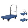 Trolley with folding handle