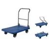 Trolley with folding handle