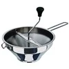 Vegetable strainer, diameter 24 cm, with 3 sieves