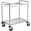 Waiters trolley, two-shelf, welded