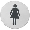 Womens toilet sign, 7.5 cm