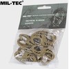 Karabinai Mil-Tec S-hook, 10vnt., Coyote