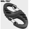 Mil-Tec S-Hook snap hook set - Juodas
