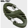 Mil-Tec S-Hook karabinų rinkinys - Žalias
