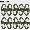 Mil-Tec S-Hook karabinų rinkinys - Žalias