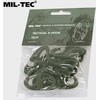 Mil-Tec S-Hook karabinų rinkinys - Žalias