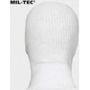 Kepurė Mil-Tec Balaklava balta 3 skylės iš akrilano
