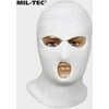 Kepurė Mil-Tec Balaklava balta 3 skylės iš akrilano