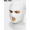 Kepurė Mil-Tec Balaklava balta 3 skylės iš akrilano