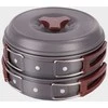 Mil-Tec Cook Set Stainless Steel 1 Person Vieno asmens kelioninis virtuvės reikmenų rinkinys