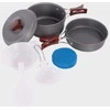 Mil-Tec Cook Set Stainless Steel 1 Person Vieno asmens kelioninis virtuvės reikmenų rinkinys