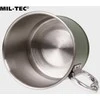 Mil-Tec Metalinis puodelis su karabinu 500 ml žalia