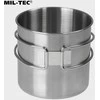 Mil-Tec nerūdijančio plieno puodelis 600 ml (VIELINĖ RANKENA)