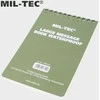 Mil-Tec Bloknotas su spirale, atsparus drėgmei, 10 x 15 cm 0724-400