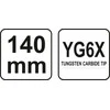 YATO STYLUS STIKLUI IR METALUI 140mm 3740