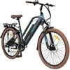 Elektrinis dviratis Bezior M2 Pro, 26", 500W, 12,5Ah, juodas