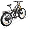 Elektrinis dviratis Cysum M900 Plus, 26", 1000W, 17Ah Panasonic/LG, baltas