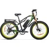 Elektrinis dviratis Cysum M900 Plus, 26", 1000W, 17Ah Panasonic/LG, žalias