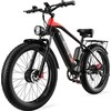 Elektrinis dviratis Duotts F26, 26", 1500W, 17,5Ah LG, raudonas