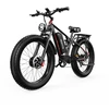 Elektrinis dviratis Duotts S26, 26", 1500W, 20Ah SAMSUNG, juodas/raudonas