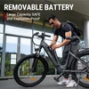 Elektrinis dviratis DYU C1, 26", 350W, 10Ah, pilkas