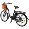 Elektrinis dviratis DYU C6, 26", 350W, 12,5Ah, juodas