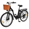 Elektrinis dviratis DYU C6, 26", 350W, 12,5Ah, juodas