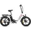 Elektrinis dviratis Fafrees F20 20", baltas, 250W, 16Ah