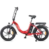 Elektrinis dviratis Fafrees F20 20", raudonas, 250W, 16Ah