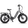 Elektrinis dviratis Fafrees F20 Master, 20", pilkas, 500W, 22,5Ah