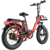 Elektrinis dviratis FAFREES F20 Max, 20", raudonas, 500W, 22,5Ah