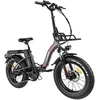 Elektrinis dviratis FAFREES F20 Max, 20", pilkas, 500W, 22,5Ah
