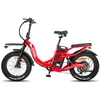 Elektrinis dviratis Fafrees F20 X- Max 20", raudonas, 750W, 30Ah