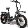 Elektrinis dviratis Fafrees F20 X- Max 20", juodas, 750W, 30Ah