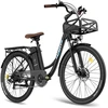 Elektrinis dviratis Fafrees F26 Lasting, 26", juodas, 250W, 20,3Ah