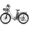 Elektrinis dviratis Fafrees F26 Lasting, 26", pilkas, 250W, 20,3Ah