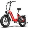 Elektrinis dviratis Fafrees FF20 Polar 20", raudonas, 500W, 20,8Ah