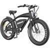Elektrinis dviratis Hidoes B3, 26", juodas, 1200W, 17,5Ah