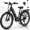 Elektrinis dviratis Hitway BK16, 26", 250W, juodas