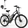 Elektrinis dviratis Hitway BK27, 28", 250W, 12Ah, juodas