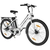 Elektrinis dviratis Hitway BK8S, 26", 250W, baltas