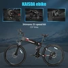 Elektrinis dviratis Kaisda K1, 26", 500W, 10,4Ah, juodas