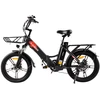 Elektrinis dviratis Kaisda K201, 20", 250W, 20,08Ah, juodas