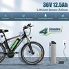 Elektrinis dviratis Kaisda K26M 26", 250W, 12,5Ah, juodas