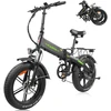 Elektrinis dviratis Kaisda K2M 20", 500W, 13Ah, juodas