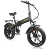 Elektrinis dviratis Kaisda K2M 20", 500W, 13Ah, juodas