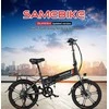 Elektrinis dviratis Samebike 20LVXD30-II, 20", 350W, 10Ah, baltas
