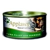 APPLAWS Tuna Fillet with Seaweed in Broth – šlapias kačių maistas – 70g